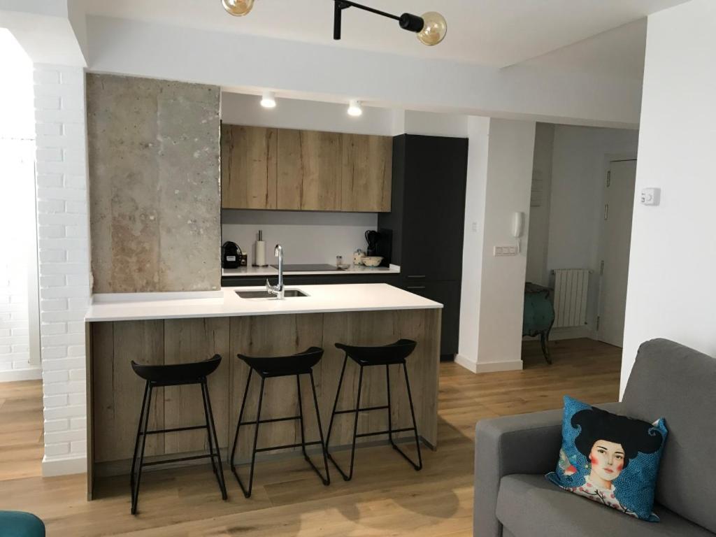 Acogedor Apartamento En Zumaia Bagian luar foto